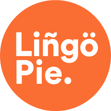 Logo de Lingopie sur fond orange